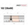 Циліндр ABLOY PROTEC-2 102 мм (36x66), ключ-ключ