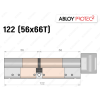 Цилиндр ABLOY PROTEC-2 122 мм (56x66T), с тумблером