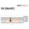 Цилиндр ABLOY PROTEC-2 132 мм (56x76T), с тумблером