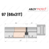 Циліндр ABLOY PROTEC-2 97 мм (66x31T), з тумблером