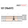 Циліндр ABLOY PROTEC-2 127 мм (76x51T), з тумблером