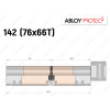 Цилиндр ABLOY PROTEC-2 142 мм (76x66T), с тумблером