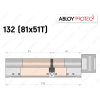 Циліндр ABLOY PROTEC-2 132 мм (81x51T), з тумблером
