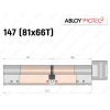 Цилиндр ABLOY PROTEC-2 147 мм (81x66T), с тумблером