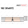 Циліндр ABLOY PROTEC-2 162 мм (81x81T), з тумблером