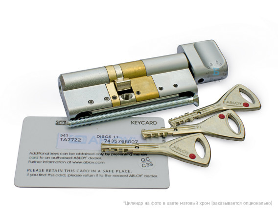 Цилиндр ABLOY PROTEC-2 HARD 108 мм (37Hx71), ключ-ключ