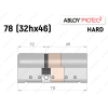 Цилиндр ABLOY PROTEC-2 HARD 78 мм (32Hx46), ключ-ключ