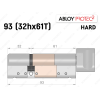 Цилиндр ABLOY PROTEC-2 HARD 93 мм (32Hx61T), с тумблером
