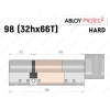 Цилиндр ABLOY PROTEC-2 HARD 98 мм (32Hx66T), с тумблером