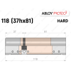 Цилиндр ABLOY PROTEC-2 HARD 118 мм (37Hx81), ключ-ключ