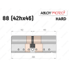 Цилиндр ABLOY PROTEC-2 HARD 88 мм (42Hx46), ключ-ключ