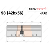 Цилиндр ABLOY PROTEC-2 HARD 98 мм (42Hx56), ключ-ключ