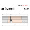 Циліндр ABLOY PROTEC-2 HARD 123 мм (42Hx81), ключ-ключ