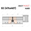 Цилиндр ABLOY PROTEC-2 HARD 93 мм (47Hx46T), с тумблером