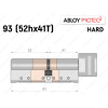 Цилиндр ABLOY PROTEC-2 HARD 93 мм (52Hx41T), с тумблером