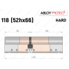 Цилиндр ABLOY PROTEC-2 HARD 118 мм (52Hx66), ключ-ключ