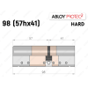 Цилиндр ABLOY PROTEC-2 HARD 98 мм (57Hx41), ключ-ключ