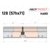 Цилиндр ABLOY PROTEC-2 HARD 128 мм (57Hx71), ключ-ключ