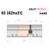 Циліндр ABLOY PROTEC-2 HARD 93 мм (62Hx31), ключ-ключ