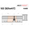 Цилиндр ABLOY PROTEC-2 HARD 103 мм (62Hx41T), с тумблером