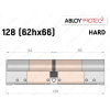 Цилиндр ABLOY PROTEC-2 HARD 128 мм (62Hx66), ключ-ключ