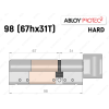 Цилиндр ABLOY PROTEC-2 HARD 98 мм (67Hx31T), с тумблером