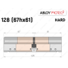Цилиндр ABLOY PROTEC-2 HARD 128 мм (67Hx61), ключ-ключ