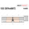 Цилиндр ABLOY PROTEC-2 HARD 133 мм (67Hx66T), с тумблером