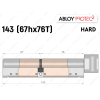 Циліндр ABLOY PROTEC-2 HARD 143 мм (67Hx76T), з тумблером