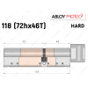 Цилиндр ABLOY PROTEC-2 HARD 118 мм (72Hx46T), с тумблером