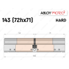 Циліндр ABLOY PROTEC-2 HARD 143 мм (72Hx71), ключ-ключ