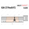 Цилиндр ABLOY PROTEC-2 HARD 128 мм (77Hx51T), с тумблером