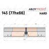 Цилиндр ABLOY PROTEC-2 HARD 143 мм (77Hx66), ключ-ключ