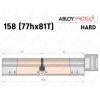 Цилиндр ABLOY PROTEC-2 HARD 158 мм (77Hx81T), с тумблером