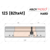 Цилиндр ABLOY PROTEC-2 HARD 123 мм (82Hx41), ключ-ключ