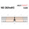 Цилиндр ABLOY PROTEC-2 HARD 163 мм (82Hx81), ключ-ключ