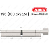 Циліндр ABUS BRAVUS 1000 MX, з тумблером, 195 (100x95T)