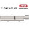Циліндр ABUS BRAVUS 1000 MX, з тумблером, 170 (105x65T)