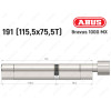 Цилиндр ABUS BRAVUS 1000 MX, с тумблером, 190 (115x75T)