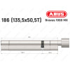 Цилиндр ABUS BRAVUS 1000 MX, с тумблером, 185 (135x50T)