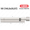 Цилиндр ABUS BRAVUS 1000 MX, с тумблером, 180 (145x35T)