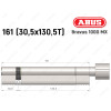Циліндр ABUS BRAVUS 1000 MX, з тумблером, 160 (30x130T)