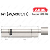 Цилиндр ABUS BRAVUS 1000 MX, с тумблером, 140 (35x105T)