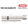 Цилиндр ABUS BRAVUS 1000 MX, с тумблером, 125 (40x85T)