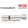 Цилиндр ABUS BRAVUS 1000 MX, с тумблером, 110 (45x65T)