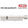 Цилиндр ABUS BRAVUS 1000 MX, с тумблером, 175 (50x125T)