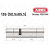 Циліндр ABUS BRAVUS 1000 MX, ключ-ключ, 135 (50x85)
