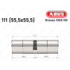 Цилиндр ABUS BRAVUS 1000 MX, ключ-ключ, 110 (55x55)