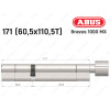 Циліндр ABUS BRAVUS 1000 MX, з тумблером, 170 (60x110T)
