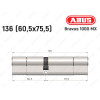 Циліндр ABUS BRAVUS 1000 MX, ключ-ключ, 135 (60x75)